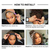 Headband Wigs Body Wave 100% Human Hair (WITH TWO FREE HEADBANDS)