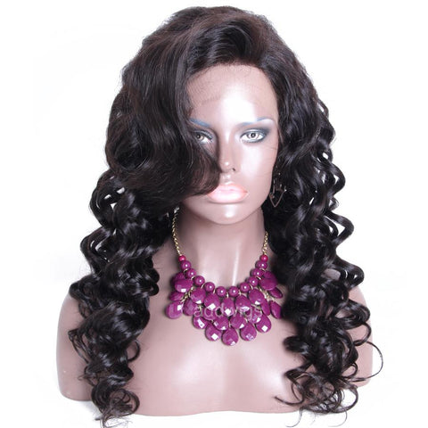 Tight Loose Wave Natural Color 360 Wigs Best Lace Human Hair Wigs