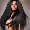 Kinky Straight 360 Lace Wig 180% Density 360 Wigs For Black Women