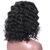 Deep Wave Short Bob Wigs 100% Human Hair 360 Lace Frontal Wigs