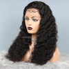 Human Hair Lace Front Wigs Natural Color Natural Wavy Wig