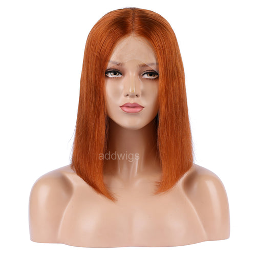 Caramel Human Hair Fashion Bob Wig 2020 Summer Colorful Lace Wigs