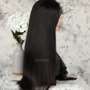 Silk Straight 360 Lace Wig 180% High Density Human Hair Lace Wigs