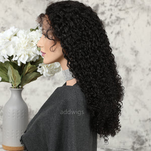 High Density 360 Lace Wigs Full Curly Style Glueless Human Hair Wigs