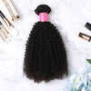 3 Bundles With Lace Frontal Malaysian Human Hair Afro Kinky Curly Hair Weave With Frontal