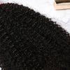 4 Bundles With Lace Closure Malaysian Human Hair Afro Kinky Curly Hair Weave With Closure
