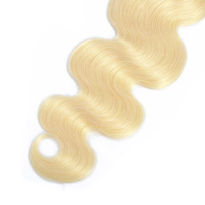 Hair Weave 2 Bundles Deal #613 Blonde Malaysian Human Hair Body Wave