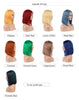 Steel Blue Human Hair Fashion Bob Wig 2021 Summer Colorful Lace Wigs