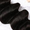 2 Bundles With Lace Closure Malaysian Human Hair Deep Wave Hair Weave With Closure