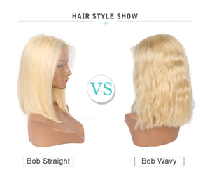 Papaya Hot Selling Human Hair Bob Wig 2021 Summer Colorful Lace Wigs