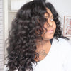 4 Bundles With Lace Closure Malaysian Human Hair Kinky Straight Hair Weave With Closure
