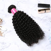 3 Bundles With Lace Frontal Malaysian Human Hair Kinky Curly Hair Weave With Frontal