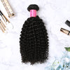 2 Bundles With Lace Closure Malaysian Human Hair Kinky Curly Hair Weave With Closure