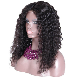 Full Curly Human Hair Lace Front Wigs Beautiful Curly Hair Texture for Black Women