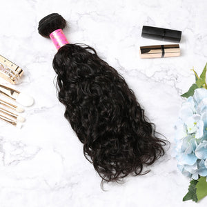 3 Bundles With Lace Frontal Malaysian Human Hair Natural Curly Hair Weave With Frontal