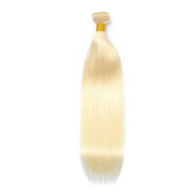 Hair Weave 4 Bundles Deal #613 Blonde Malaysian Human Hair Straight