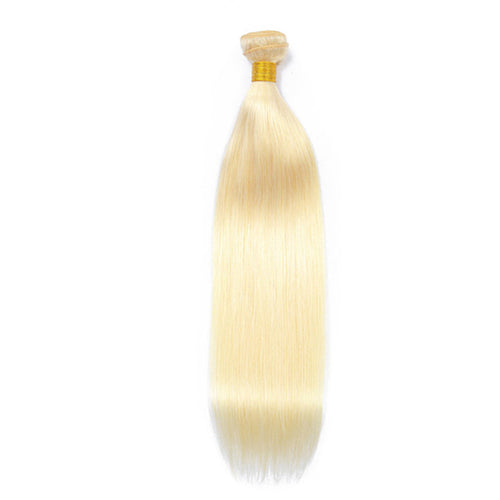 Hair Weave 4 Bundles Deal #613 Blonde Malaysian Human Hair Straight