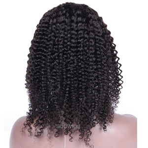 Kinky Curly U Part Wig Human Hair 1*4 Right Side Part Upart Wigs