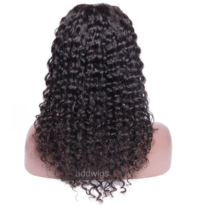 2020 Hot Sale Loose Curly U Part Wig 1.5*4" Middle Side Upart Wigs