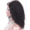 Tight Curly Brazilian U Part Human Hair Wigs Middle Part Upart Wig