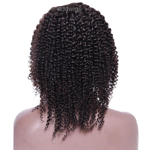 Upart Wigs Afro Kinky Curly U Part Human Hair Wig For Black Women